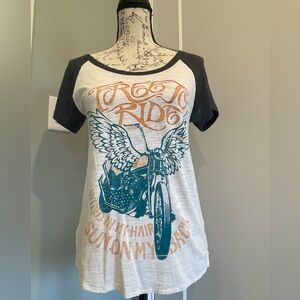 Lucky Brand Motorcycle Tee Size XS